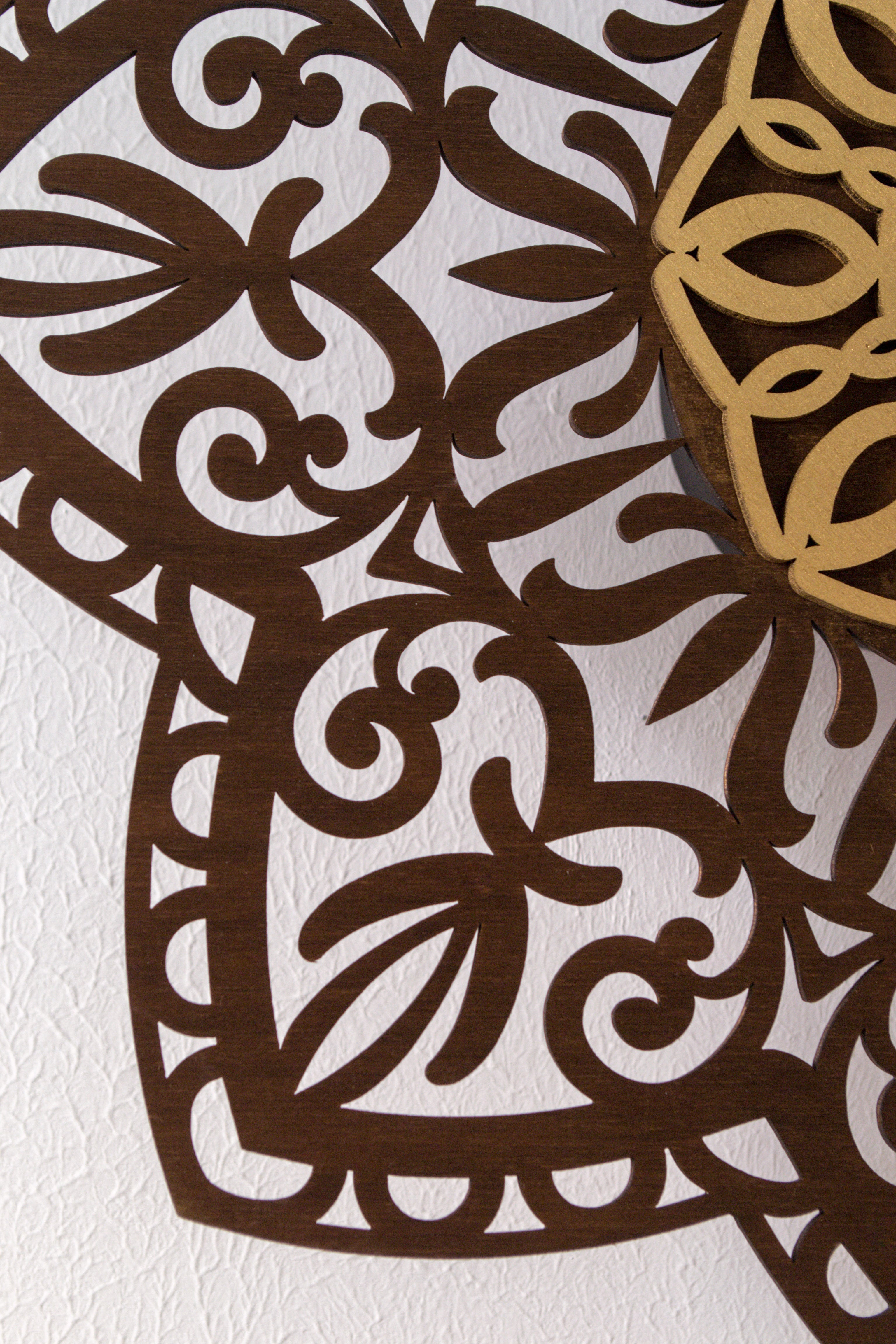 ORIENTAL wandlamp met ringlicht