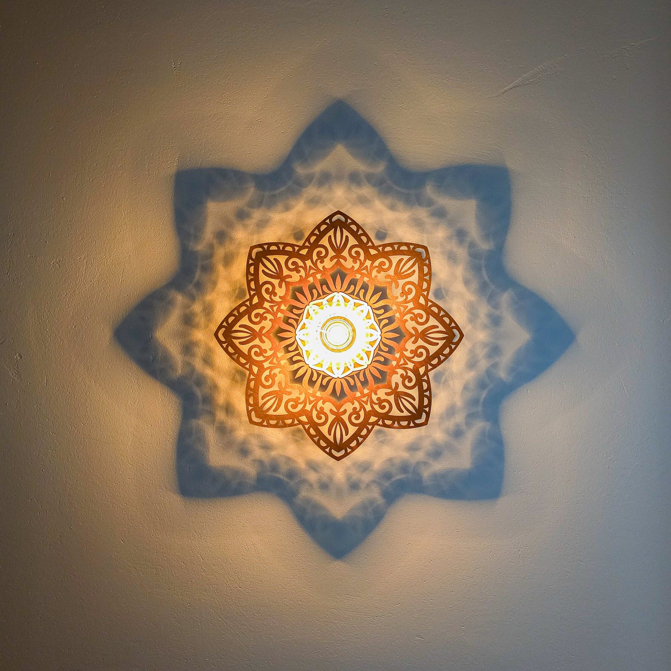 ORIENTAL wandlamp met ringlicht