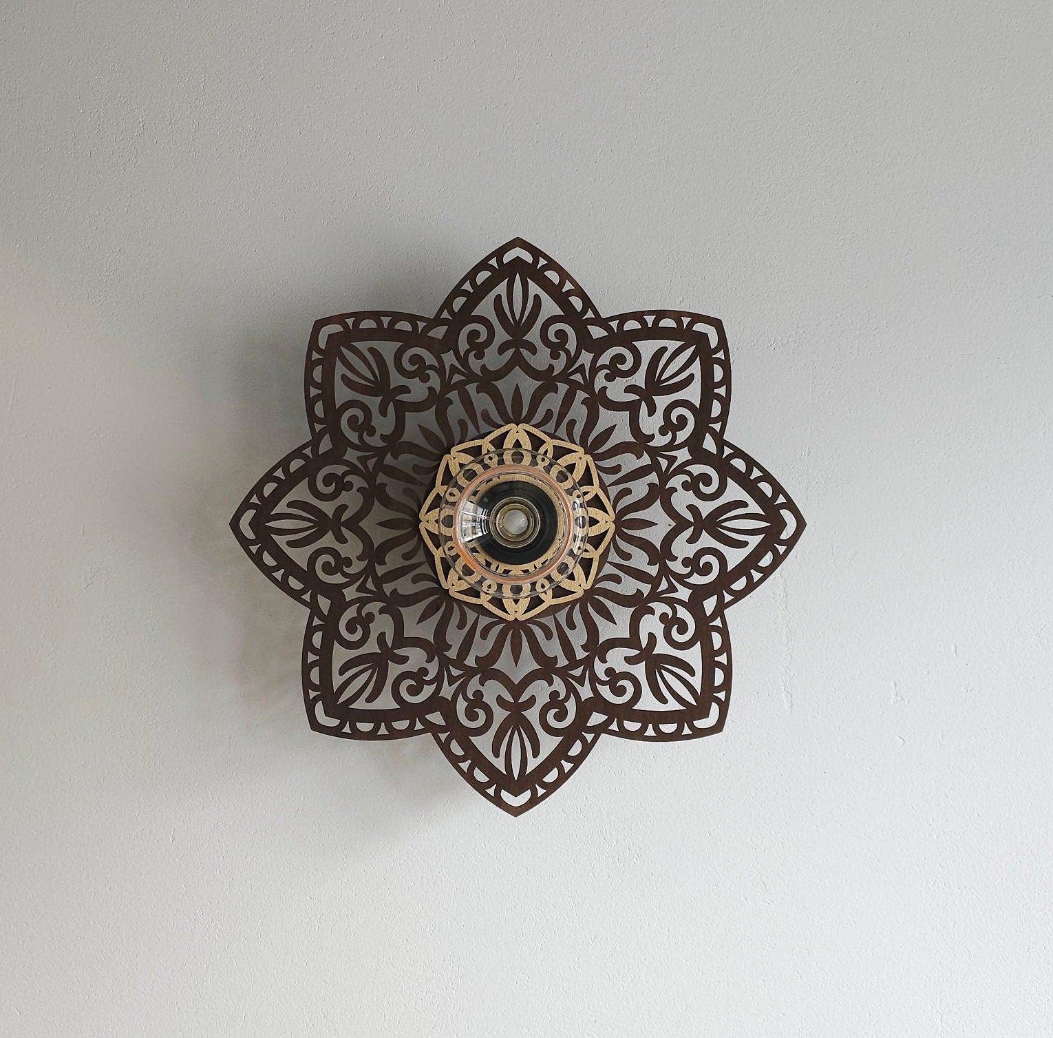 ORIENTAL wandlamp met ringlicht