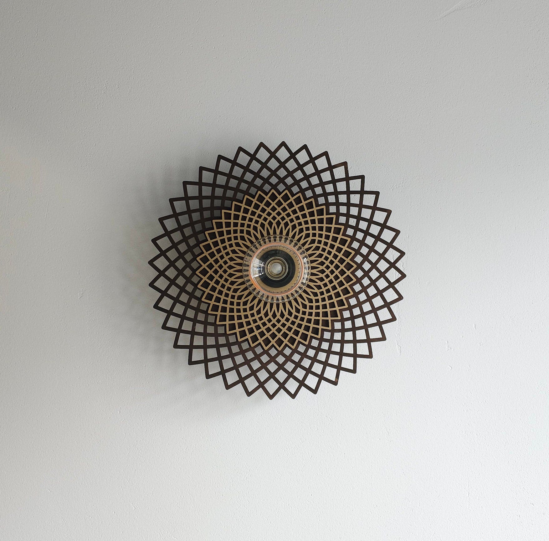 Wandlampe SUN, Ringlicht